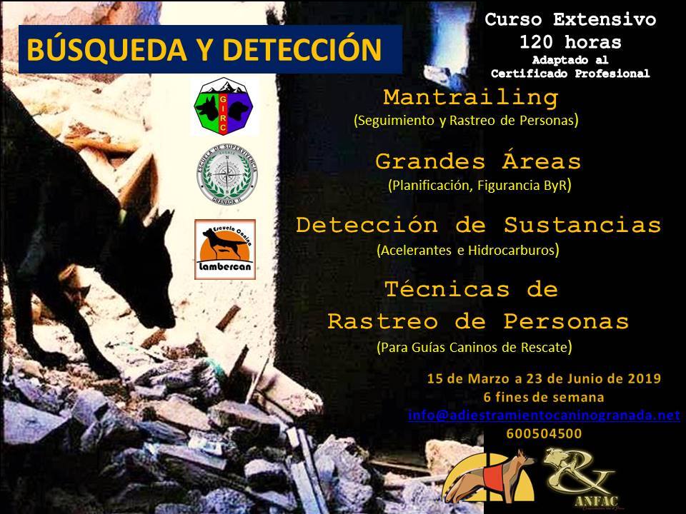 Curso Extensivo de Búsqueda con perros Curso Extensivo de Búsqueda con perros
